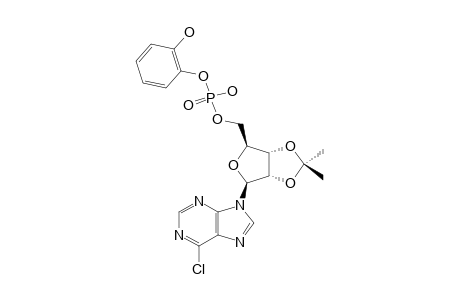 2',3'-ISOPROPYLIDENE-N6-CHLORO-PURINE-5'-(ORTHO-HYDROXY-PHENYLESTER)-MONOPHOSPHATE;CI-AMP-AC-S