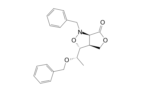 [3S,3AS,6AS(S)]-TETRAHYDRO-3-(1-(PHENYLMETHOXY)-ETHYL)-1-(PHENYLMETHYL)-1H,6H-FURO-[3,4-C]-ISOXAZOL-6-ONE