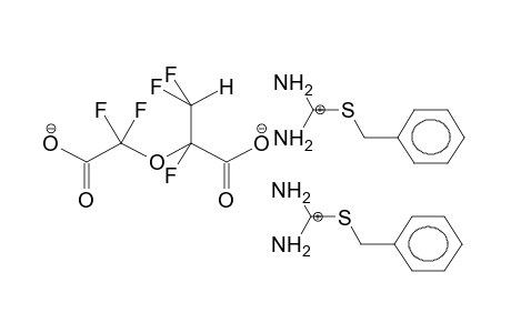 BIS(S-BENZYLTHIURONIUM) 2-DIFLUOROMETHYLTRIFLUORO-3-OXAGLUTARATE