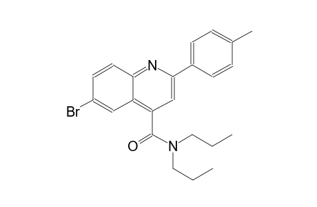 6-bromo-2-(4-methylphenyl)-N,N-dipropyl-4-quinolinecarboxamide