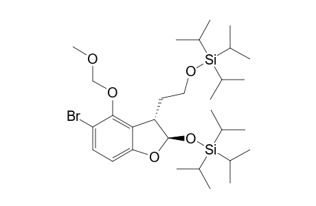 (trans)- 5-Bromo-4-(methoxymethoxy)-3-{[2'-tris(1''-methylethyl)silyloxy]ethyl}-2'-yloxy]-tris(1-methylethyl)silane