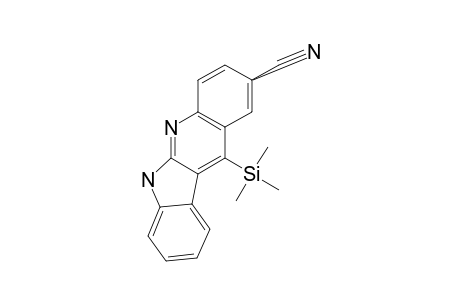 2-CYANO-11-TRIMETHYLSILYL-6H-INDOLO-[2,3-B]-QUINOLINE