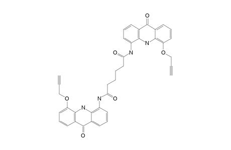 4,4'-(1-PROPIN-3-YLOXY)-5,5'-(ALPHA'',OMEGA''-DIAMINOADIPOYL)-BISACRIDIN-9-(10H)-ONE