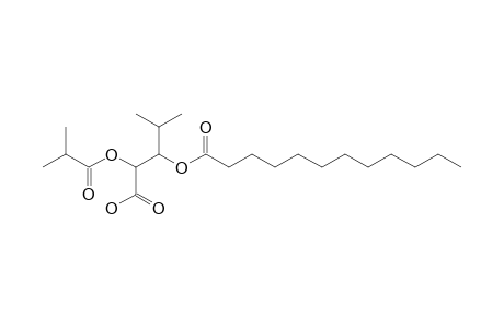 3-(DODECANOYLOXY)-2-(ISOBUTYRYLOXY)-4-METHYL-PENTANOIC-ACID