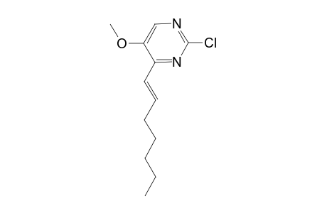 (E)-2-chloro-4-(hept-1-enyl)-5-methoxypyrimidine