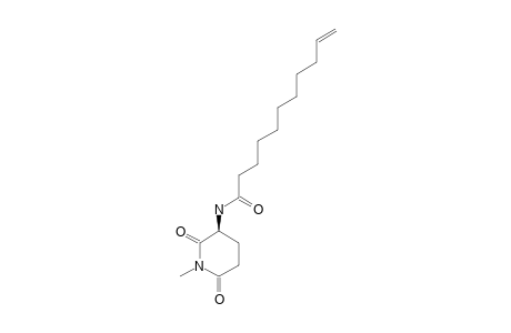 (S)-1-METHYL-3-(UNDEC-10-ENOYLAMINO)-GLUTARIMIDE