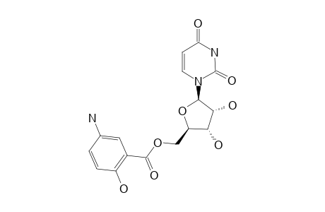 5'-(5''-AMINO-2''-HYDROXYBENZOYL)-URIDINE