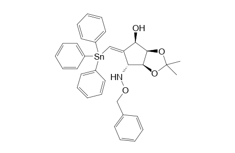 (3aR,4R,5E,6R,6aS)-2,2-dimethyl-6-(phenylmethoxyamino)-5-(triphenylstannylmethylidene)-3a,4,6,6a-tetrahydrocyclopenta[d][1,3]dioxol-4-ol