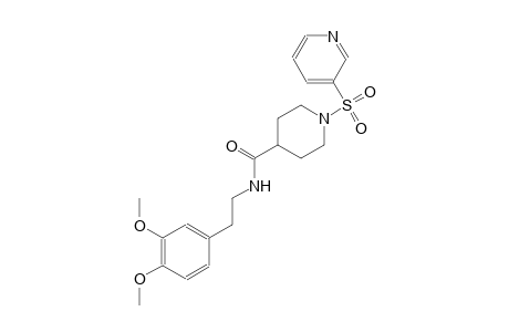 N-[2-(3,4-dimethoxyphenyl)ethyl]-1-(3-pyridinylsulfonyl)-4-piperidinecarboxamide