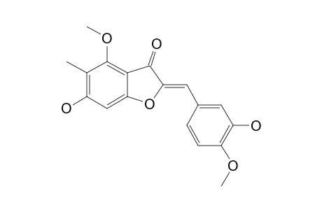 6,3'-DIHYDROXY-4,4'-DIMETHOXY-5-METHYLAURONE