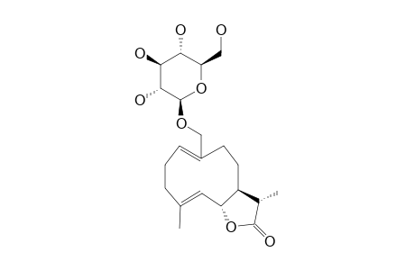 11-BETA,13-DIHYDROCOSTUNOLIDE-14-O-BETA-D-GLUCOPYRANOSIDE