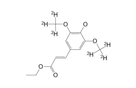 ETHYL_4-HYDROXY-3,5-BIS-([(12)-C,(2)-H3]-METHOXY)-CINNAMATE;ETHYL_SINAPATE