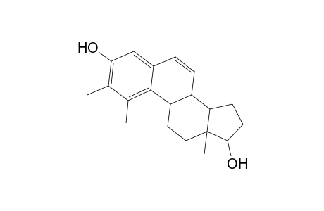 Estra-1,3,5(10),6-tetraene-3,17-diol, 1,2-dimethyl-, (17.beta.)-