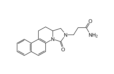 3-OXO-1,11,12,12a-TETRAHYDROBENZ[f]IMIDAZO[1,5-a]QUINOLINE-2(3H)-PROPIONAMIDE