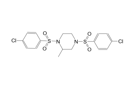 piperazine, 1,4-bis[(4-chlorophenyl)sulfonyl]-2-methyl-