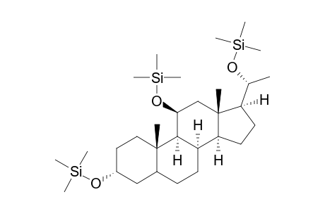 TMS(3)-5.beta.-pregnane-3.alpha.,11.beta.,20.alpha.-triol