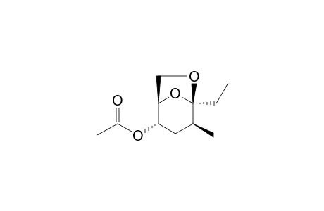 [(1R,2S,4S,5R)-1-ethyl-2-methyl-7,8-dioxabicyclo[3.2.1]octan-4-yl] acetate