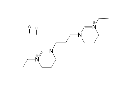 1-ETHYLENE-1'-METHYLENE-3,3'-DIETHYLBIS-(1,4,5,6-TETRAHYDROPYRIMIDIUM)_DIIODIDE