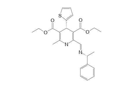 DIETHYL-(4S,1'R)-6-METHYL-2-[(1'-PHENYLETHYLIMINO)-METHYL]-4-(THIEN-2''-YL)-1,4-DIHYDROPYRIDINE-3,5-DICARBOXYLATE