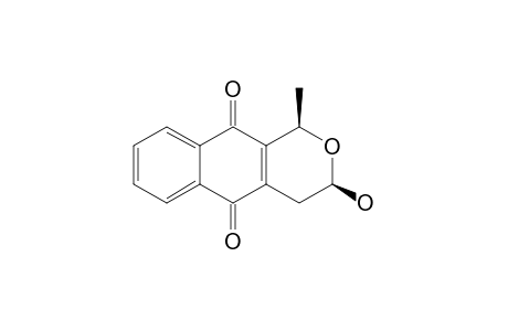 3,4-DIHYDRO-3-HYDROXY-1-METHYL-1H-NAPHTHO-[2,3-C]-PYRAN-5,10-DIONE;CIS-STEREOISOMER