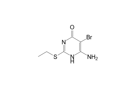 6-Amino-5-bromo-2-(ethylthio)-1H-pyrimidin-4-one