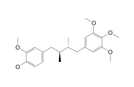 (+)-(8-S,8'-R)-4-HYDROXY-3,3',4',5'-TETRAMETHOXYLIGNAN