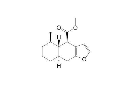 TRANSMETHYL-(4SR,4ARS,5SR,8ASR)-5-METHYL-4,4A,5,6,7,8,8A,9-OCTAHYDRONAPHTHO-[2,3-B]-FURAN-4-CARBOXYLATE