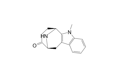 (6S,10S)-5-Methyl-(-)-9-oxo-12H-6,7,8,9,10,11-hexahydro-6,10-imiocycloocta[b]indole