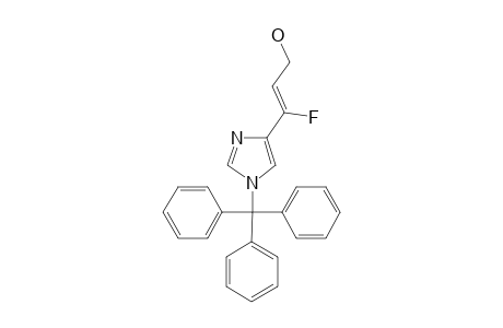 (E)-3-FLUORO-3-(1-TRITYL-1H-IMIDAZOL-4-YL)-PROP-2-EN-1-OL