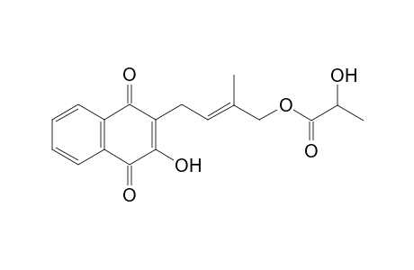 Lomatiol - lactate ester