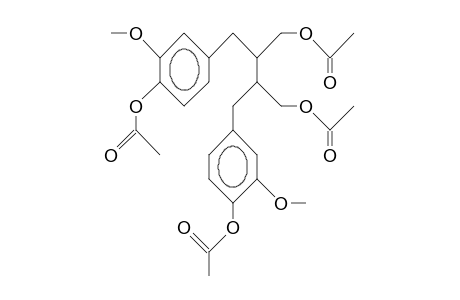 Secoisolariciresinol tetraacetate