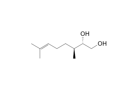 (2S,3S)-3,7-dimethyl-6-octene-1,2-diol