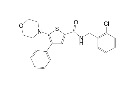 2-thiophenecarboxamide, N-[(2-chlorophenyl)methyl]-5-(4-morpholinyl)-4-phenyl-