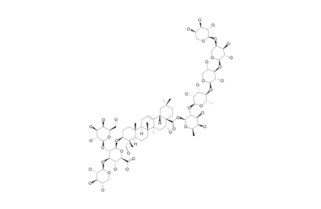 RP-68997;3-O-BETA-D-GALACTOPYRANOSYL-(1->2)-[BETA-D-XYLOPYRANOSYL-(1->3)]-BETA-D-GLUCURONOPYRANOSYL-QUILLAIC-ACID-28-O-BETA-D-ARABINOPYRANOSYL-(1-