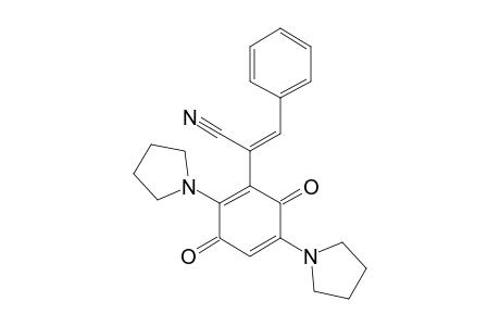 3,6-Dioxo.alpha.-(phenylmethylene)-2,5-di-(1-pyrrolidinyl)-1,4-cyclohexadiene-1-acetonitrile