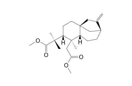 EXOCOECARIN-V2-METHYLESTER;ENT-2,3-SECOKAUR-16-EN-2,3-DIOIC-ACID-DIMETHYLESTER