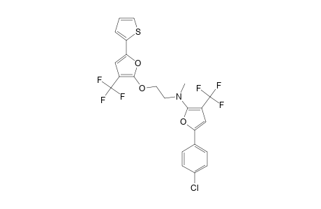 2-[METHYL-[5-(4-CHLOROPHENYL)-3-(TRIFLUOROMETHYL)-FUR-2-YL]-AMINO]-1-[5-(THIEN-2-YL)-3-(TRIFLUOROMETHYL)-FUR-2-YLOXY]-ETHANE