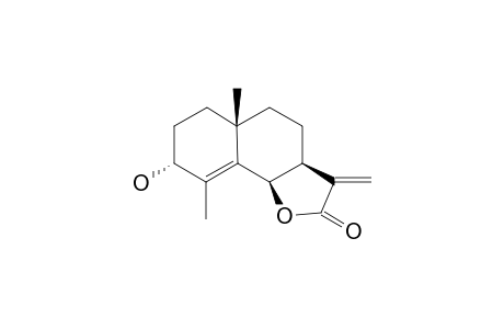 EUDESMA-4,11(13)-DIEN-12,6-B-OLIDE,3-A-HYDROXY