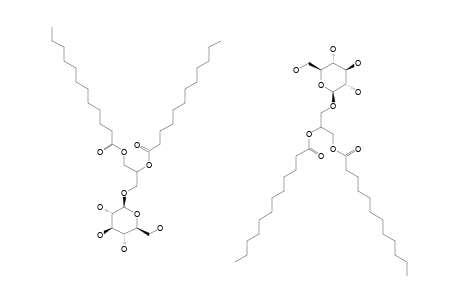 1,2-O-DILAUROYL-3-O-BETA-D-GLUCOPYRANOSYL-RAC-GLYCEROL;DIASTEREOISOMER-1-AND-2