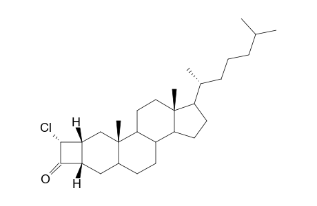 4'.alpha.-Chloro-2.beta.,3.beta.-dihydrocyclobuta[2,3]-cholestan-3'(4'H)-one