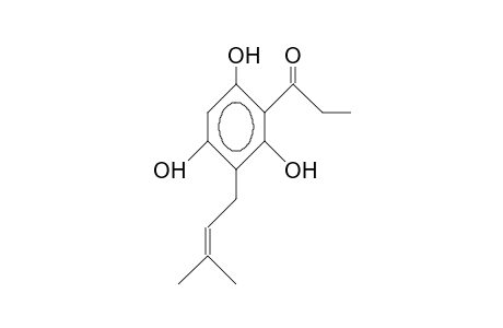 1-(2,4,6-TRIHYDROXY-3-(3-METHYL-2-BUTENYL)-PHENYL)-1-PROPANON,3-PRENYLPHLOROPROPIOPHENON