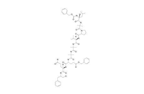 N-[(BENZYLOXY)-CARBONYL]-L-LEUCYL-2-METHYLALANYL-L-PROLYL-L-VALYL-2-METHYLALANINYL-2-METHYLALANYL-0-(5)-BENZYL-L-GLUTAM-1-YL-L-GLUTAMINYL-L-PHENYLALANINOL;COMP