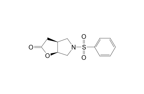 (1R*,5R*)-7-PHENYLSULFONYL-2-OXA-7-AZABICYCLO-[3.3.0]-OCTAN-3-ONE