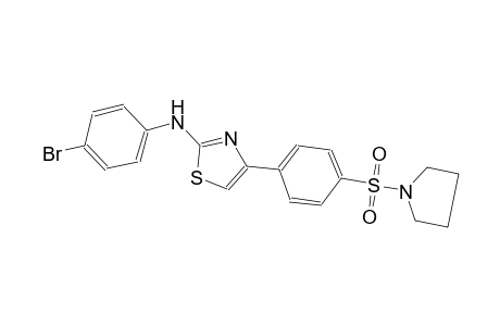 2-thiazolamine, N-(4-bromophenyl)-4-[4-(1-pyrrolidinylsulfonyl)phenyl]-