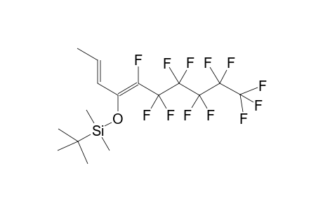 1-(Pro-1-enyl)-1-[(tert-butyldimethylsilyl)oxy]perfluoroheptene