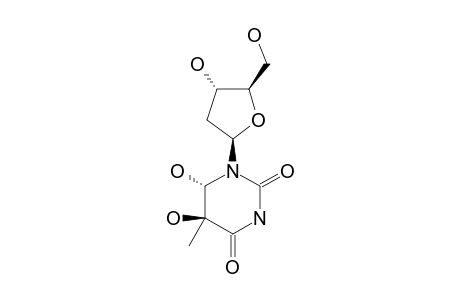 TRANS-(5S,6S)-5,6-DIHYDROXY-5,6-DIHYDROTHYMIDINE