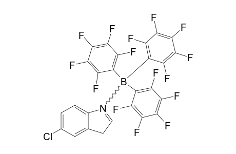 N-[TRIS-(PENTAFLUOROPHENYL)-BORANE]-5-CHLORO-3H-INDOLE