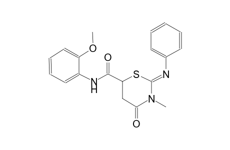 2H-1,3-thiazine-6-carboxamide, tetrahydro-N-(2-methoxyphenyl)-3-methyl-4-oxo-2-(phenylimino)-, (2Z)-