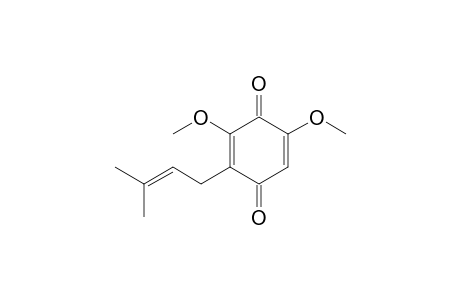 3,5-Dimethoxy-2-(3-methylbut-2-enyl)-1,4-benzoquinone