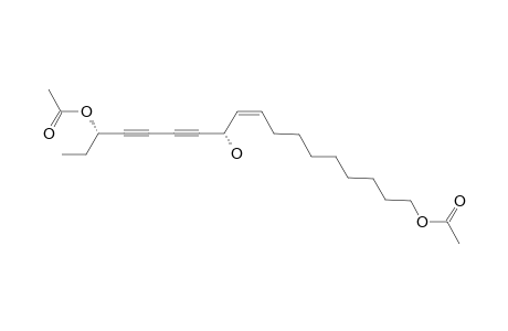 (11S,16S,Z)-11-HYDROXYOCTADECA-9-EN-12,14-DIYNE-1,16-DIYL-DIACETATE